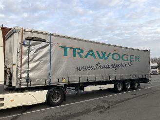 dañado remolque camión Krone  Schuifzeilen oplegger 2021/10