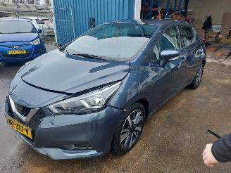krockskadad bil auto Nissan Micra Micra (K14) Hatchback 0.9 IG-T 12V 2018/2