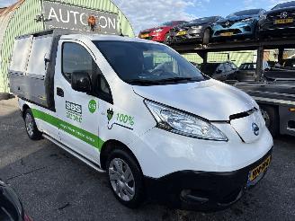 damaged commercial vehicles Nissan E-NV200 40 kWh 80KW Kieper Autom. Clima Navi Business Zwaailicht NAP 2020/2
