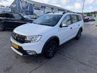 Voiture accidenté Dacia Logan 0.9 TCE 66KW Airco Navi Stepway NAP 2017/11