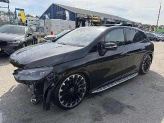 Schadeauto Mercedes EQE SUV 350 91kWh 215KW Pano 4Matic Sport Edition Sfeerverlichting Hud NAP 2025/10