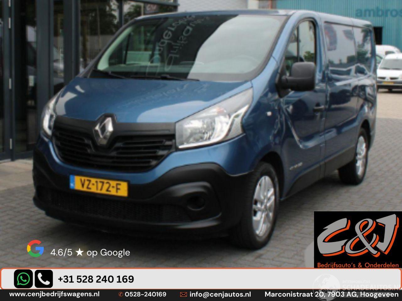 Renault Trafic 1.6 dCi T27 L1H1 Turbo2 Energy airco navi 3 zits zijschade
