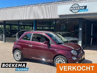skadebil auto Fiat 500 1.0 Hybrid Lounge Navigatie Climate Cruise PDC 2020/7
