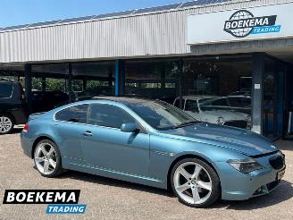 Coche accidentado BMW 6-serie 630i Pano Navi HUD Climate Cruise PDC 2004/6
