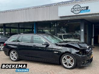 skadebil auto BMW 5-serie 518d High Executive Xenon HUD Keyless Climate Cruise PDC Trekh. 2017/2