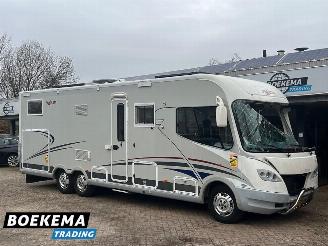 krockskadad bil camper Frankia  I840GD 3.0 JTD Levelsysteem Luifel Garage Oven Airco Schotel Zonnepaneel 2008/6