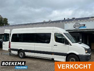 krockskadad bil bedrijf Volkswagen Crafter 35 2.0 TDI L3H2 Rolstoellift Airco 9-Persoons 6-Hand 2013/3