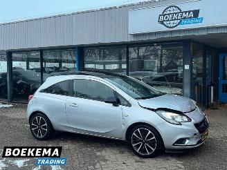 krockskadad bil auto Opel Corsa 1.0 Turbo Color Edition Pano Stoel/stuurverw. Airco Cruise PDC 2016/6