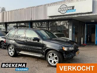 skadebil auto BMW X5 4.4i Executive Open-Dak Automaat Memory 2000/7