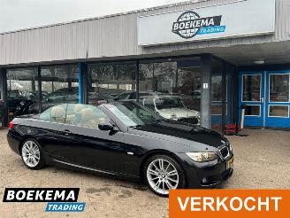 skadebil auto BMW 3-serie 320d Cabrio M-Sport Leer Stoelverwarming Navigatie 2010/1