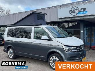 škoda kempování Volkswagen  Transporter 2.0TDI 150PK DSG Camper Hefdak Luifel Fietsendrager Leer Stoelverw. Navigatie 2017/11
