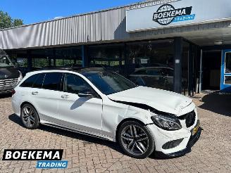 damaged passenger cars Mercedes C-klasse 250 CDI 4MATIC Edition 1 AMG Panorama Burmester Luft 360-Camera 2016/11