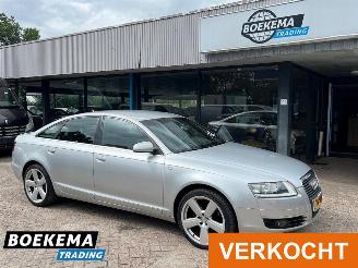 krockskadad bil auto Audi A6 Limousine 2.4 V6 177PK Pro Line Automaat Navigatie Climate Cruise 2006/2