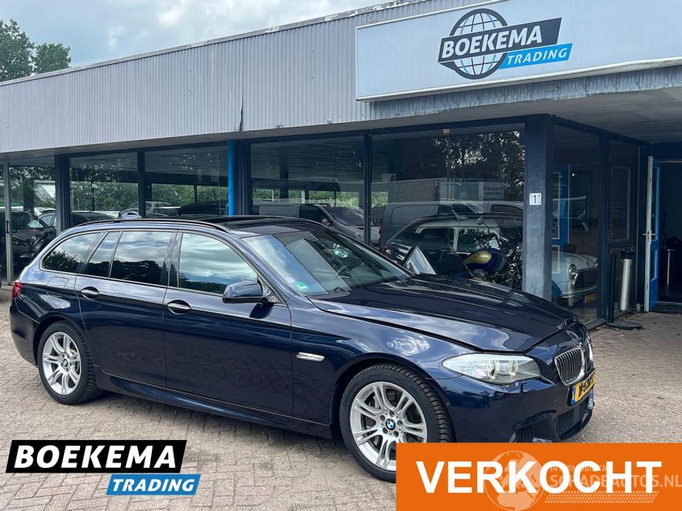 BMW 5-serie 535xi High Exe M-Sport Panorama Leer HUD Lane-Ass Keyless