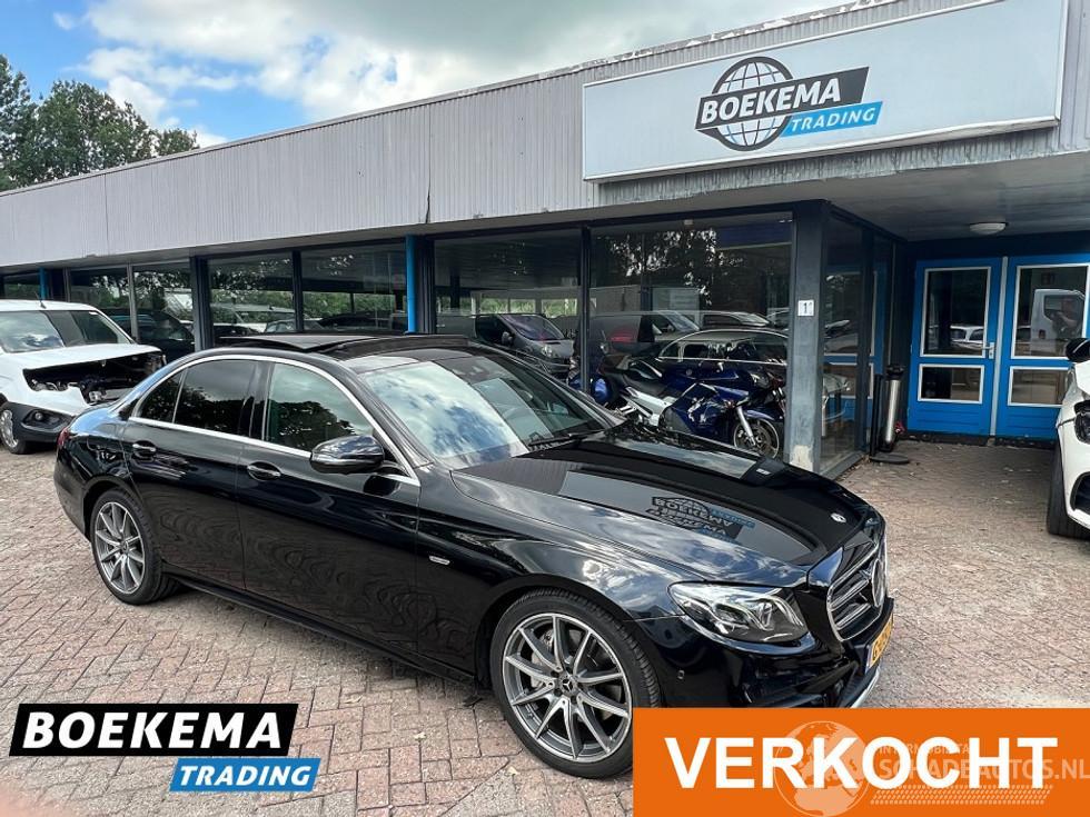 Mercedes E-klasse 220 d Business Sol AMG Panorama Burmester Memory Leer Lane-Ass Camera