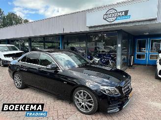 krockskadad bil auto Mercedes E-klasse 220 d Business Sol AMG Panorama Burmester Memory Leer Lane-Ass Camera 2019/12