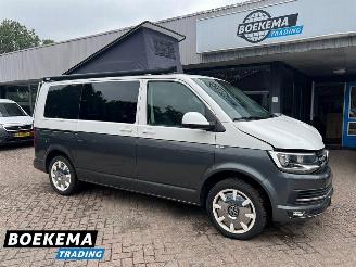 Schade camper Volkswagen  Transporter 2.0 TDI 150PK DSG Camper Hefdak Luifel Fietsendrager Leer Stoelverwarming Navigatie Euro6 2017/11