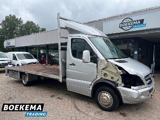 krockskadad bil bedrijf Mercedes Sprinter 518 3.0 CDI 432 Automaat Open-Laadbak Airco Cruise 2008/6