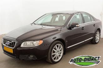 krockskadad bil auto Volvo S-80 3.0 T6 AWD Automaat Clima Navi Camera Leder Summum 2009/6