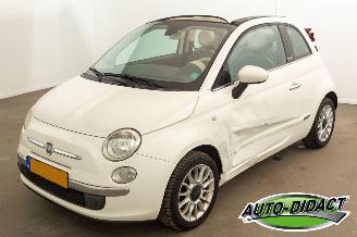 Voiture accidenté Fiat 500 Cabrio 1.2 Automaat Airco Lounge 2010/8