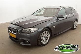 skadebil auto BMW 5-serie 520d  Automaat Pano Clima Navi Leder High Executive 2016/1