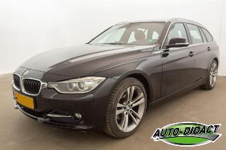 skadebil auto BMW 3-serie 318d Automaat Clima Navi Leder Executive 2015/6