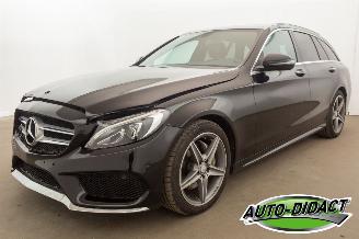 skadebil auto Mercedes C-klasse C200d Automaat Navi Camera Leder 2017/1