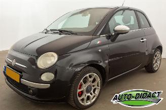 krockskadad bil auto Fiat 500 1.4-16V Sport Clima 2007/11