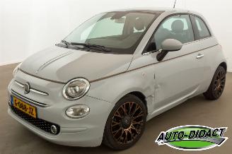 uszkodzony samochody osobowe Fiat 500 1.2 Collezione Automaat Pano Clima 2019/6