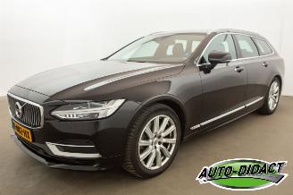 skadebil auto Volvo V-90 2.0 T4 140kW Automaat Digi Dash Camera Navi Leder 2021/1