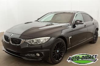krockskadad bil auto BMW 4-serie 418d Automaat Leder Navi Schuifdak Luxury Line 2016/1