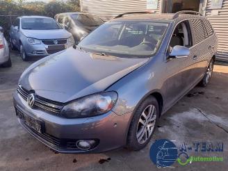 Coche siniestrado Volkswagen Golf Golf VI Variant (AJ5/1KA), Combi, 2009 / 2013 1.4 TSI 122 16V 2011/4