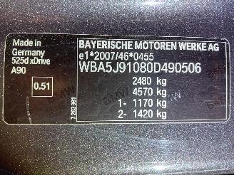 BMW 5-serie 5 serie Touring (F11) Combi 525d xDrive 16V (N47-D20D) [160kW]  (07-20=
13/02-2017) picture 6