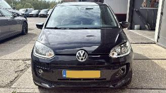 krockskadad bil auto Volkswagen Up! 1.0 60pk High Up! Bluem. 5drs - nap - pano  - leer - stoelverw - airco - cruise - pdc - privacy glass 2015/1