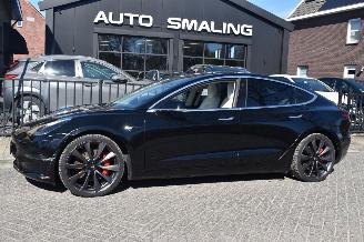 skadebil auto Tesla Model 3 75Kwh Performance AWD 462Pk *Navi/Clima/Camera/Panorama/Stoelverwarming/Leder 2019/12