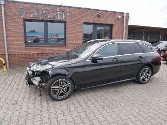 krockskadad bil auto Mercedes C-klasse C 200 AMG 4MATIC ALCANTARA LED VIRTUAL COCKPIT 2019/10