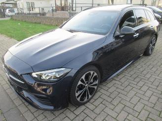 Schadeauto Mercedes C-klasse C300 T Aut. MildHybrid  AMG-LINE NightPack HalfLeer Pano Navi Camera Memory-Stoel StoelVerwarming..... 2022/8