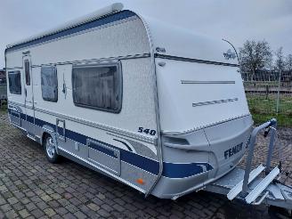 dañado caravana Fendt  Platin 540 Enkele bedden Omnistor Voortent 2006/5