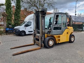 krockskadad bil machine Jungheinrich  DFG 660 6t Heftruck Diesel 6000KG 2005/3