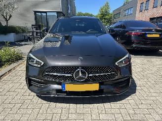 Voiture accidenté Mercedes C-klasse C220d AMG/RADAR/LEDER/360CAMERA/SFEERVERLICHTING/BOMVOL 2022/6