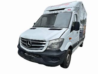 krockskadad bil bedrijf Mercedes Sprinter 314CDI RIJDBARE SCHADE / KOELWAGEN BAKWAGEN / CAMERA 2018/12