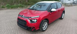 Schadeauto Citroën C3 1.2 Full-Led koplampen Led Dagrijverlichting Airconditioning stoelverwarming CruiseControl multifunctionele stuurwiel Dab audio systeem Lichtautomaat Drivelane assistent Mistlampen 2022/11