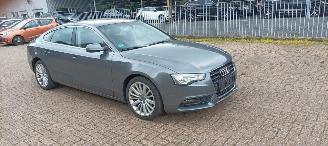 krockskadad bil auto Audi A5 2.0 TDI Automatik Navi Xenon Led Climatecontrol CruiseControl Stoelverwarming Lichtautomaat Regensensor Parkdistance 18-inch Audi velgen Trekhaak 2016/2