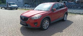 skadebil auto Mazda CX-5 2.2-Diesel 175pk AWD Leder Sportstoelen Memory Navi Xenon Climatecontrol CruiseControl Achteruirijcamera Stoelverwarming Lichtautomaat Privacyglas 2014/7