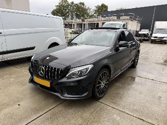 Vaurioauto  passenger cars Mercedes C-klasse 250 CDI 4MATIC Prestige AMG-PANO-LEDER-NAVI 2016/8
