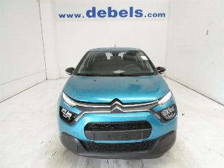 damaged passenger cars Citroën C3 III FEEL 2021/2