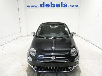 damaged passenger cars Fiat 500C 500 LOUNGE 2017/6