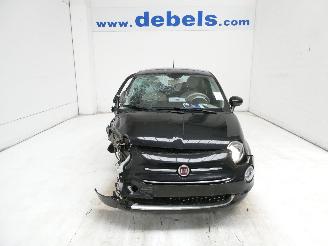 krockskadad bil auto Fiat 500 1.0 2021/2