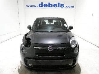 Vaurioauto  passenger cars Fiat 500L 1.3D   LOUNGE 2017/6