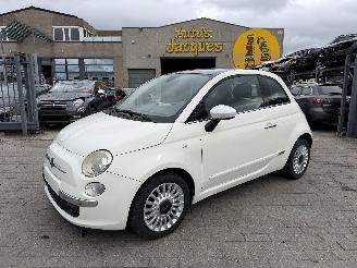 Voiture accidenté Fiat 500 FIRE - BRAND -FEU 2011/2